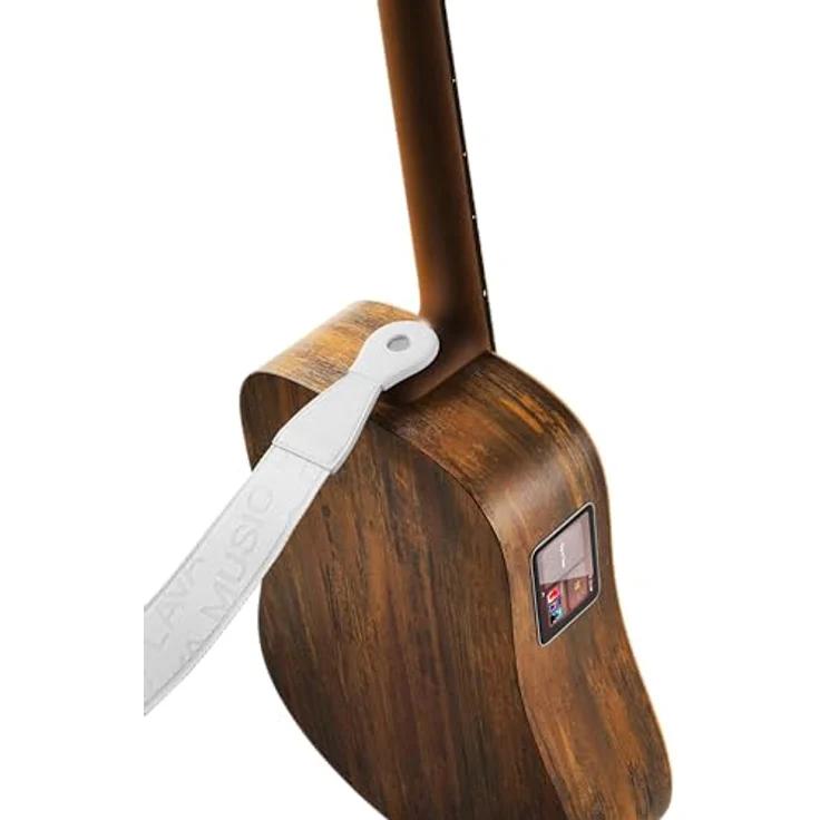 LAVA Musik Elektroakustische Gitarre, rechts (LVS36N) Fichte – 91,4 cm Holzmaserung, Braun & Burlywood, mit Lite-Tasche – Bild 3