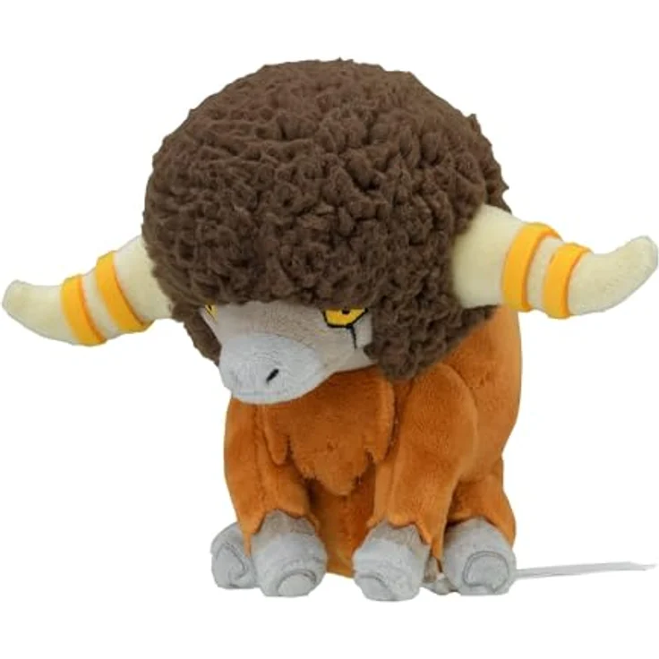 Pokemon Center Bouffalant Sitting Cuties Plüsch, 15 cm mit Mikroperlen gewichtet, handliches Kuscheltier für Erwachsene und Kinder ab 4 Jahren – Bild 4