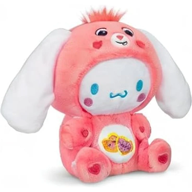 Troetelbeertjes Care Bears 22Cm Plush - Cinnamoroll As Love - A - Lot Bear, Weicher Plüsch-Teddybär mit Belly Badge-Design, modern und kuschelig – Bild 11