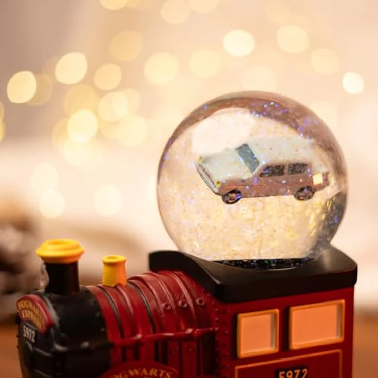 Grupo Erik Harry Potter Hogwarts Express Schneekugel, 8 cm, detailreiche Darstellung aus Resin und Glas mit schimmernden Partikeln – Bild 6