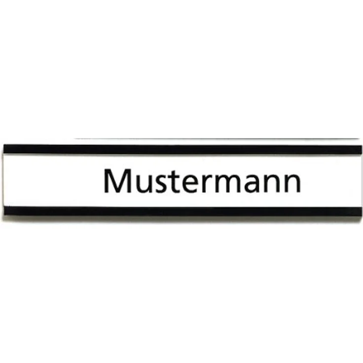 Franken C124G Magnetschild, Schwarz, 50 x 15 mm – Bild 1