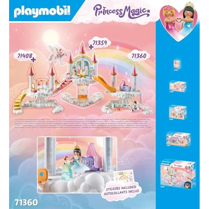 Playmobil® Konstruktions-Spielset Himmlische Babywolke (71360), Princess Magic, (63 St), Made in Germany – Bild 6