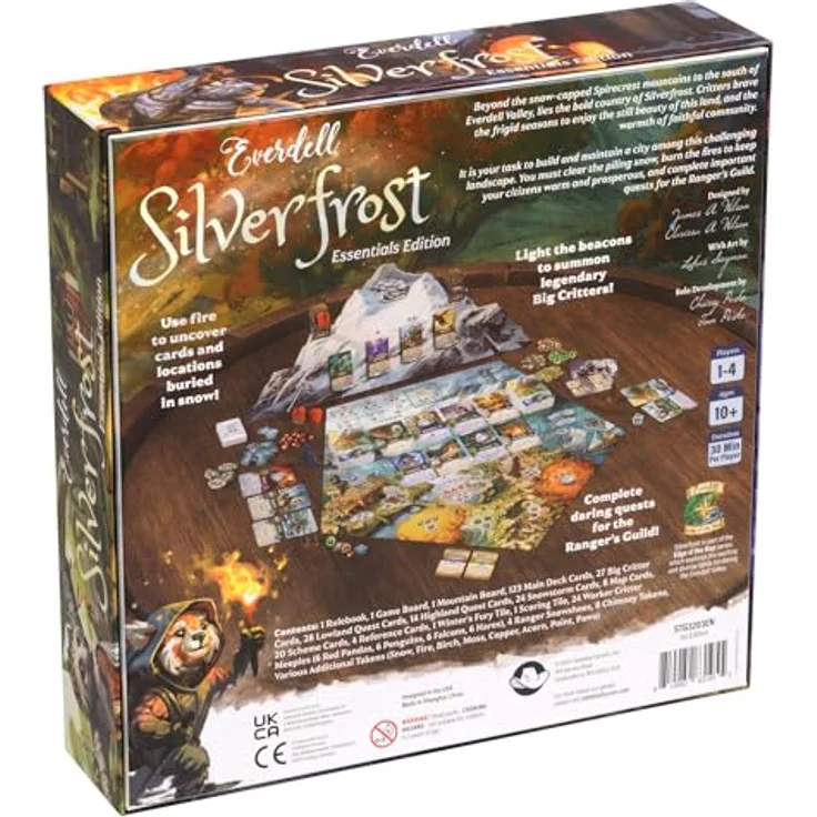 Tabletop Tycoon Everdell Silverfrost Essentials Edition, eigenständiges Brettspiel mit atemberaubender Kunst und Erkundungselementen – Bild 2