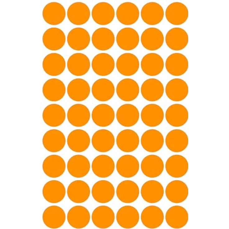 AVERY Zweckform Klebepunkte leuchtorange Ø 12,0 mm, selbstklebend, 270 Stück – Bild 9