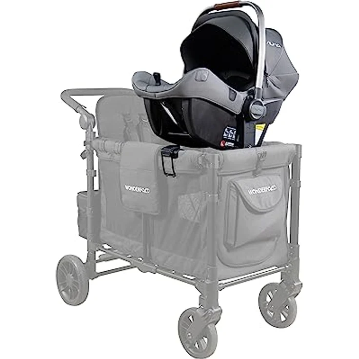 Wonderfold W2 Babyschalen-Adapter, flexibler Car Seat Adapter für sichere Beförderung von Kleinkindern – Bild 1
