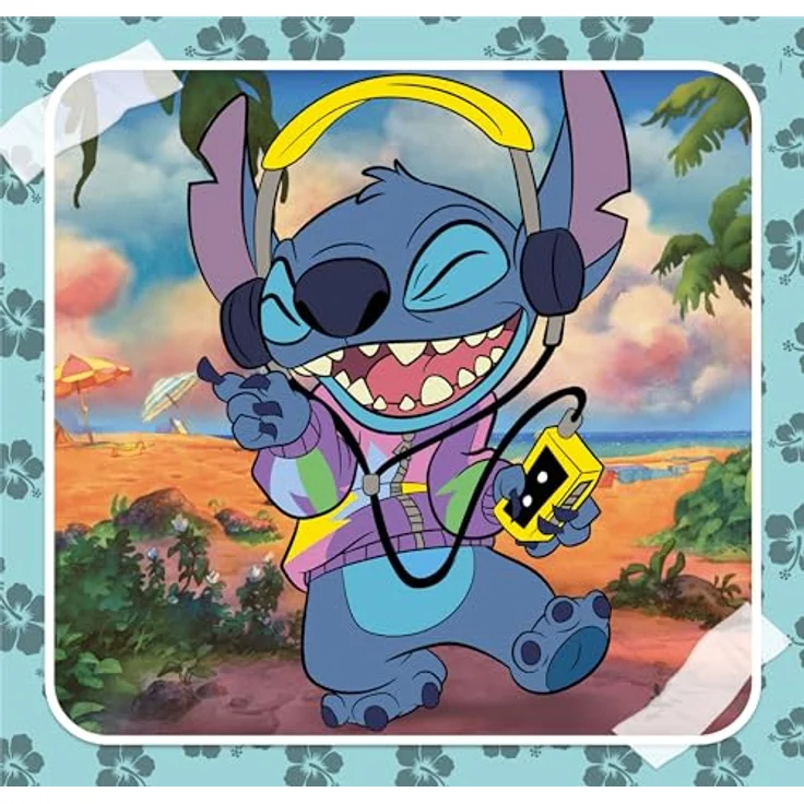 Clementoni Stitch Puzzle 3 x 48 Teile, Disney, buntes Kinderpuzzle mit Leuchtkraft und Farbintensität, 32 x 22 cm, für Kinder ab 5 Jahren – Bild 3