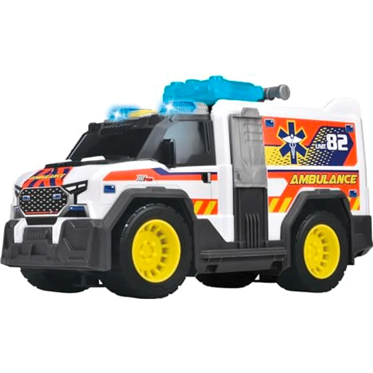 Dickie Toys - Medical Responder (30 cm) - Spielzeug-Rettungswagen mit Schussfunktion, Zubehör, Licht & Sound, inkl. Batterien – Bild 1