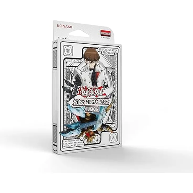 Konami Yu-Gi-Oh 2025 Mega-Pack Bundle Tuckbox DE, 3 Mega-Packs mit Starlight Rares, Prismatic Secret Rares und Ultra Rares