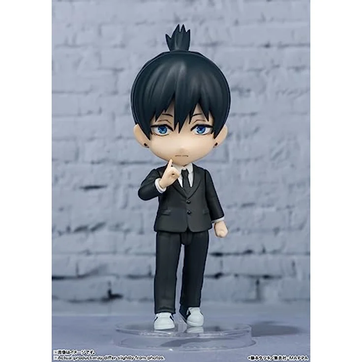 BANDAI SPIRITS Tamashi Nations – Kettensägenmann Aki Hayakawa, Figuarts Mini Sammelfigur, ca. 8,9 cm, inkl. optionale Arme und Ständer – Bild 2