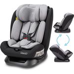 BooBoo Autokindersitz Safety London, Reboarder Kindersitz von 40 bis 150 cm, ohne Isofix, in blau