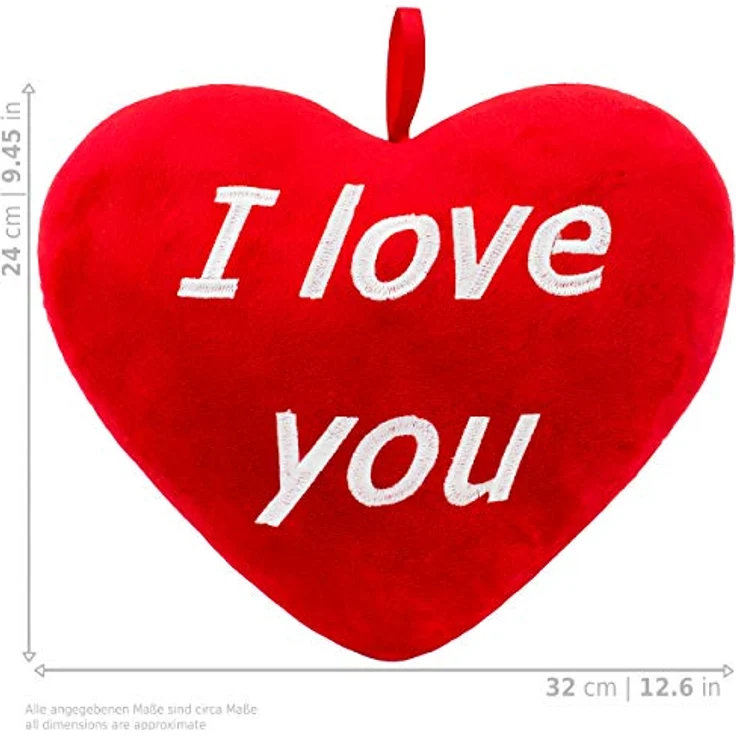 Teddybär 100 cm mit einem I Love You Herz - Stofftier Plüschtier Kuscheltier – Bild 5
