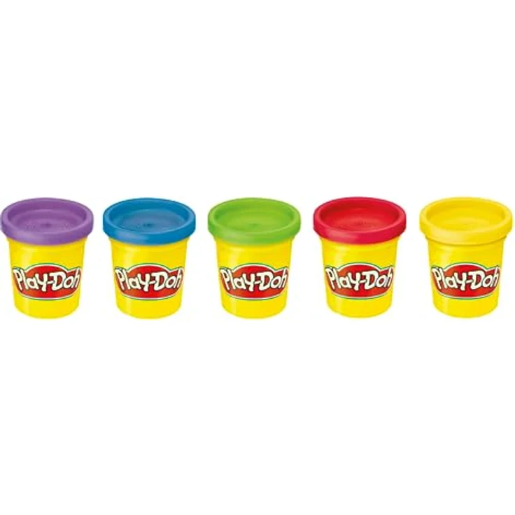 Play-Doh Schulbus 5er-Pack, 112g-Dosen, kreatives Spielzeug für Kinder ab 2 Jahren – Bild 3
