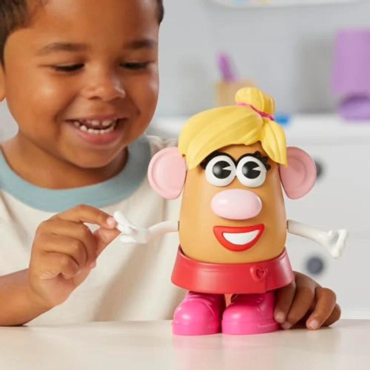 Hasbro Mrs. Potato Head Figur, rosa mit 11 Zubehörteilen und Tater Tush Aufbewahrung – Bild 3