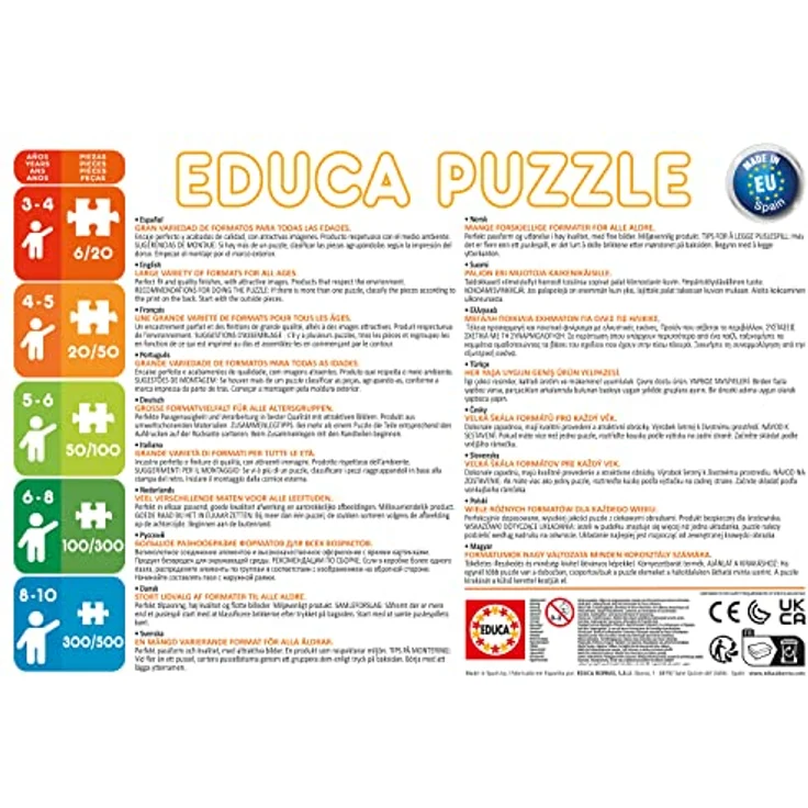 Educa Die Eiskönigin 4in1 Puzzle Set, mit 12/16/20/25 Teilen, Kinderpuzzle für ab 3 Jahren, Disney Frozen – Bild 3