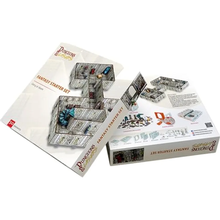 Archon Studio Dungeons & Lasers 73002, Fantasy Starter Set Zubehör, Mehrfarbig