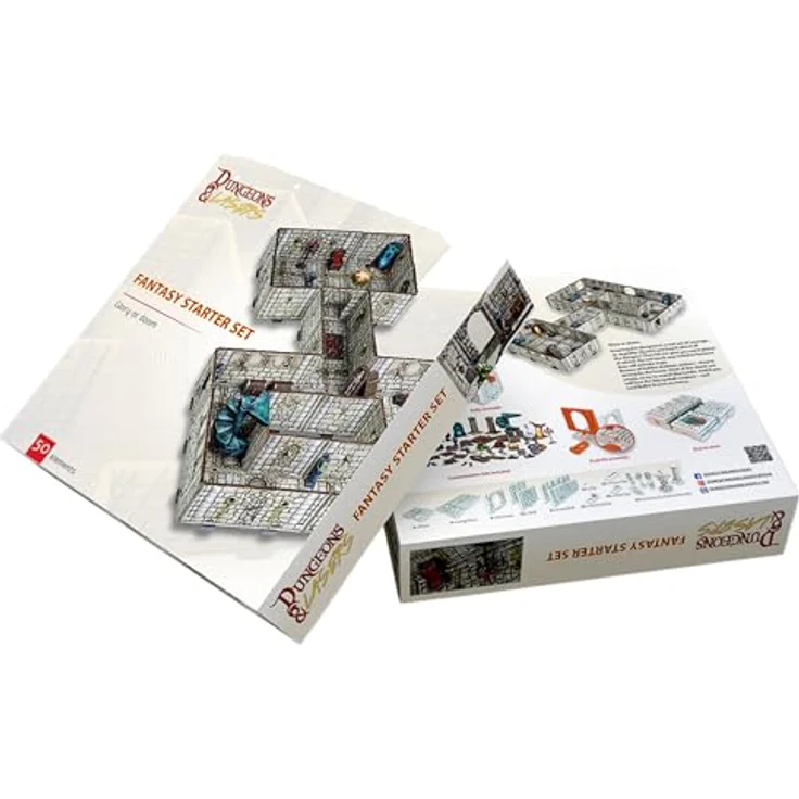 Archon Studio Dungeons & Lasers 73002, Fantasy Starter Set Zubehör, Mehrfarbig – Bild 1