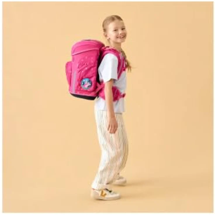 ergobag cubo Schulranzen-Set ZauBärschloss, 21 Liter Volumen, wasserabweisend, mit gefülltem Federmäppchen und Sportbeutel – Bild 6