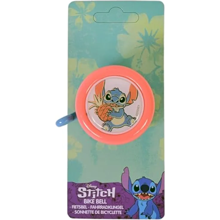 Stitch Fahrradklingel Kinder Mädchen Fahrradglocke Schelle, mit Stitch, Disney Design mit lauten Klingelton – Bild 1