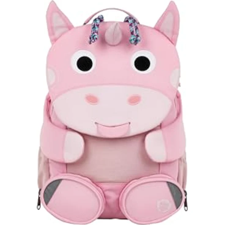 Affenzahn Großer Freund Kindergartenrucksack, 8L, höhenverstellbarer Brustgurt, reflektierende Elemente, recycelte PET-Stoffe – Bild 1