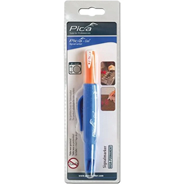 Pica PICA Gel Signalmarker 8080/SB, weiß, 8 mm Spitze, Temperaturbeständig bis 1000 °C, wetterfest und lichtbeständig – Bild 5