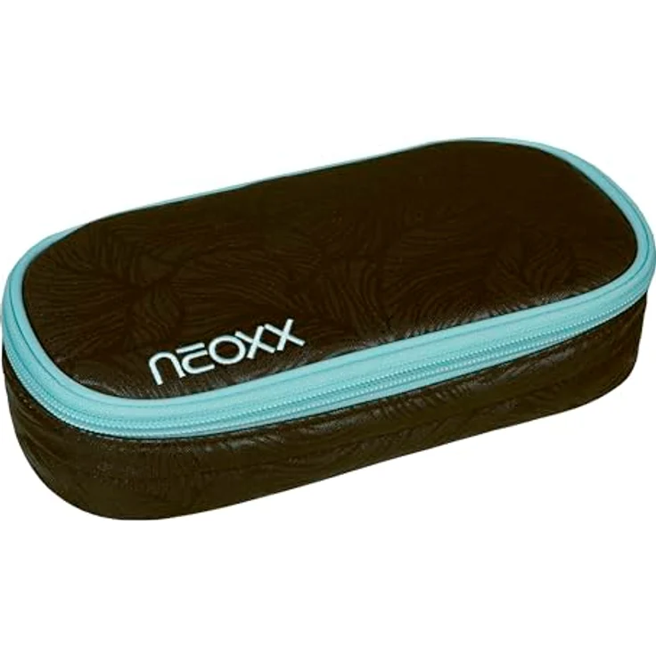 Neoxx Jump Schlamperbox aus recycelten PET-Flaschen, blau - Schulbedarf für Kinder – Bild 1
