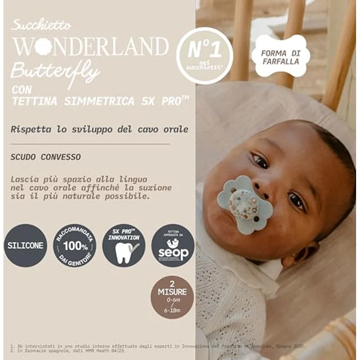 SUAVINEX Schnuller für Babys 6-18 Monate, mit physiologischem Silikon-Sauger SX Pro, flacher Sauger, rosa – Bild 4