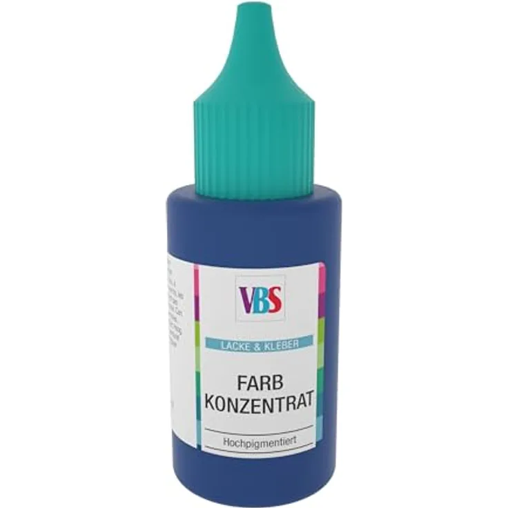 VBS Farbkonzentrat 25ml Pigmentfarbe auf wässriger Basis, hochpigmentiert, Farbe Petrol