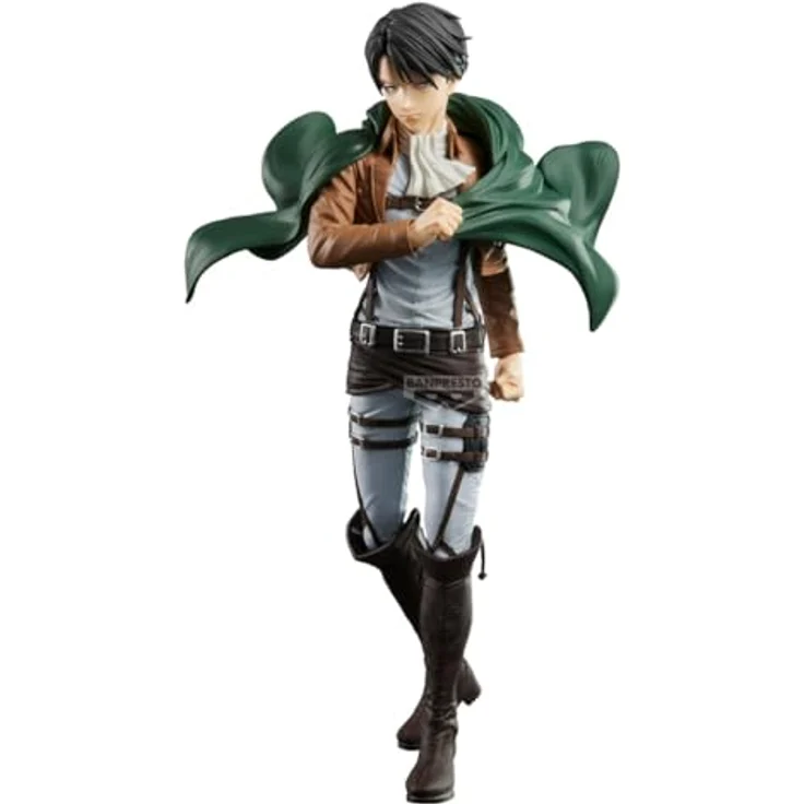Banpresto Actionfigur Levi Ackermann, Grandista 27 cm, PVC, Sammelfigur aus Attack On Titan, Mehrfarbig, ideal für Anime-Fans – Bild 1