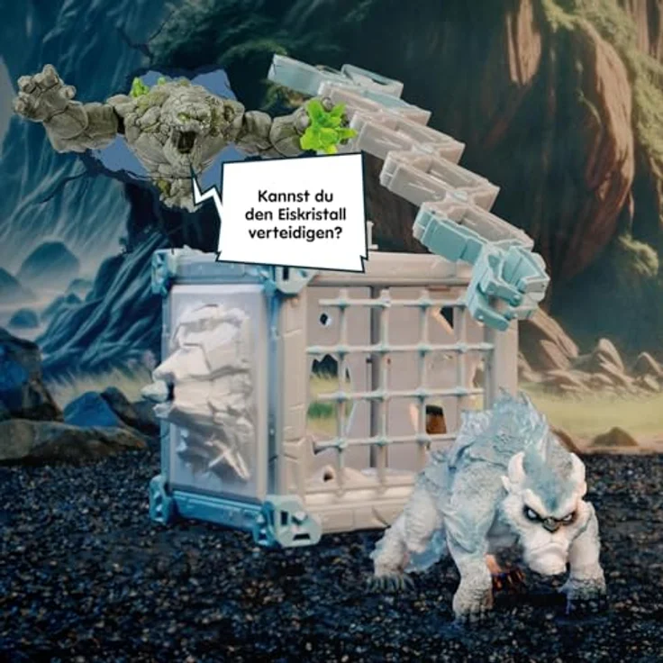 Schleich BattleCave Schneeschlitzer (42733) ELDRADOR, thematische Spielwelt mit Weltenkristall und kombinierbar mit BattleCaves und Arena, ca. 15 cm Kantenlänge – Bild 2