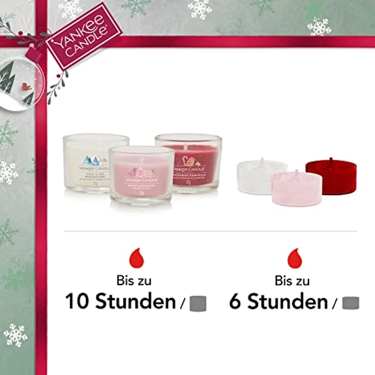 Yankee Candle Adventskalender Buch, Snow Globe Wonderland, duftender Adventskalender für Candle-Fans – Bild 2