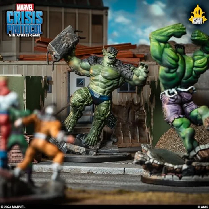Atomic Mass Games Marvel: Crisis Protocol Abomination & The Wrecking Crew Character Pack (Spanisch) mit 2 Miniaturen und 6 Spielkarten für 2 Spieler, ab 14 Jahren – Bild 5