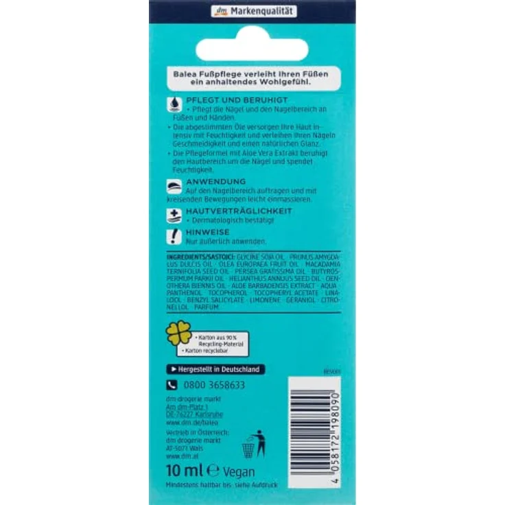 Balea Nagelpflegeöl, 10 ml – Bild 3