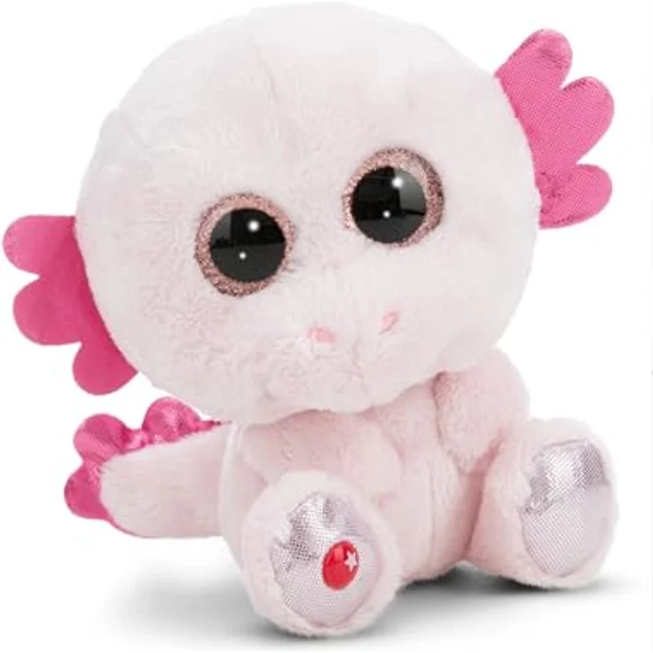 NICI GLUBSCHIS Axolot Xomo 15cm rosa - Plüschtier aus weichem Plüsch, niedliches Kuscheltier für Kinder & Erwachsene, tolle Geschenkidee – Bild 1