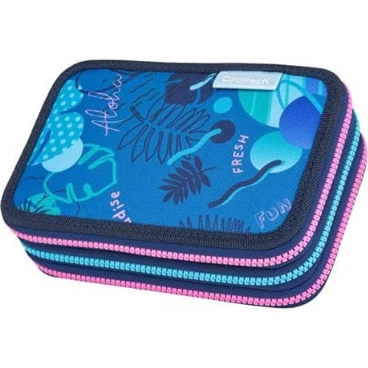 Coolpack F067780 Mäppchen JUMPER 3 Disney Stitch, Multicolor, mit 3 geräumigen Fächern und umfangreichem Zubehörset – Bild 2
