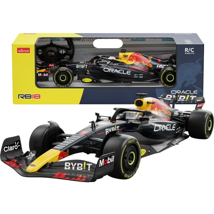 Rastar Red Bull RB181 F1 RC-Rennwagen, Maßstab 1:12, detailgetreue Nachbildung in Marineblau, präzise Steuerung