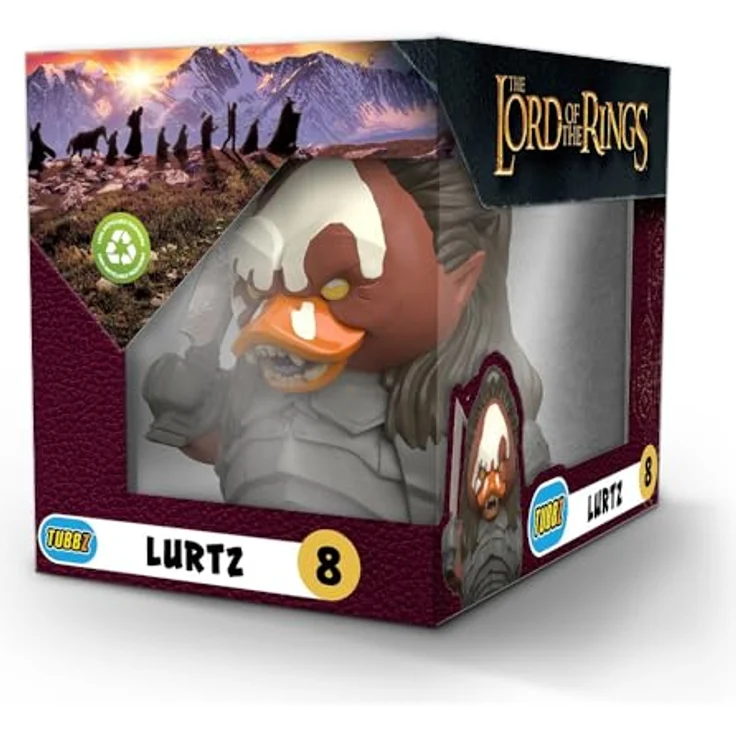 TUBBZ Box-Ausgabe Lurtz Sammler-Vinyl-Gummiente Figur, 9 cm groß, offizielles Der Herr der Ringe Merchandise – Bild 3