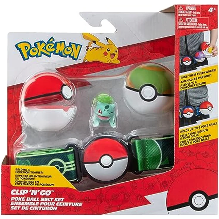 PoKéMoN PKW3160 Spielzeug, Gürtel Set Bisasam – Bild 1