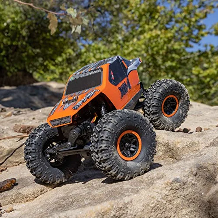 Axial AX24 XC-1, 1/24th 4WS Crawler Brushed RTR, Orange – Bild 4