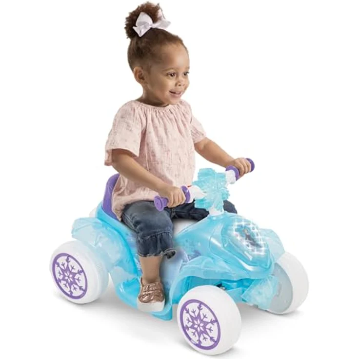 Huffy Disney Frozen Luftblasen Quad, 7.2V Elektrofahrzeug mit Seifenblasengenerator und Disney Motiv, Geschwindkeit bis 2,5 km/h – Bild 8