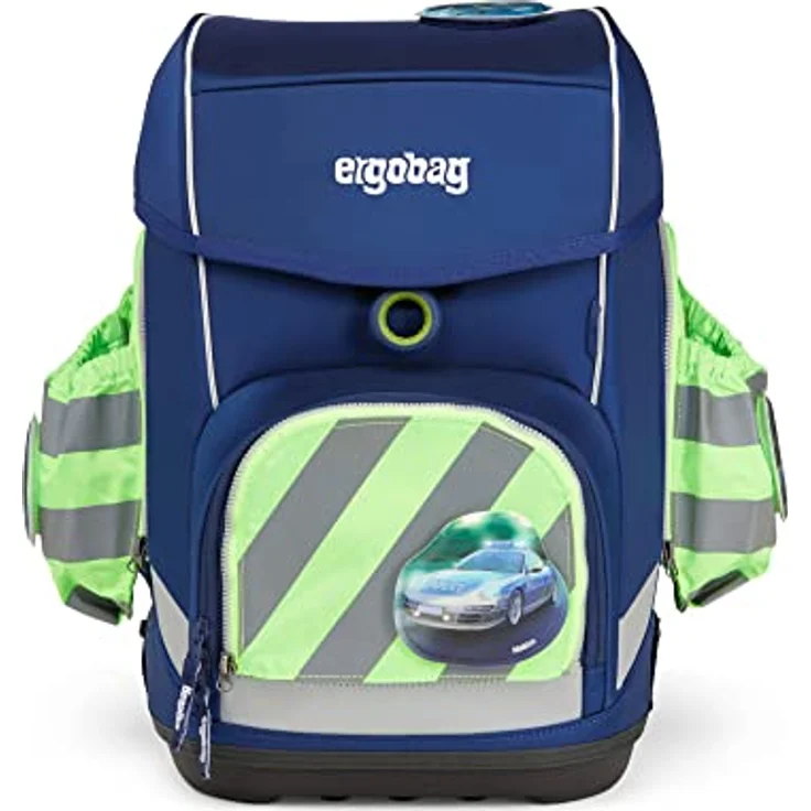 Ergobag Zip-Set mit Reflektorstreifen Grün Fluo Seitentaschen ERG-STR-002-213 - Preisvergleich – Bild 2