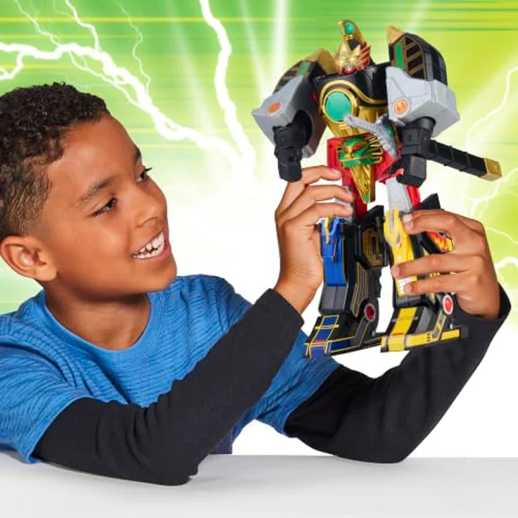 Playmates Toys Power Rangers Thunder Megazord mit Mega Power Sword, Actionfigur 28 cm – Bild 8