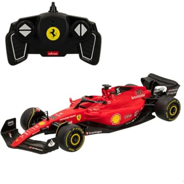 Woomax Fahrzeug Fernsteuerung 1:18, Ferrari F1 75 RC Modell, 2,4 GHz Technologie, für Kinder ab 6 Jahren – Bild 4