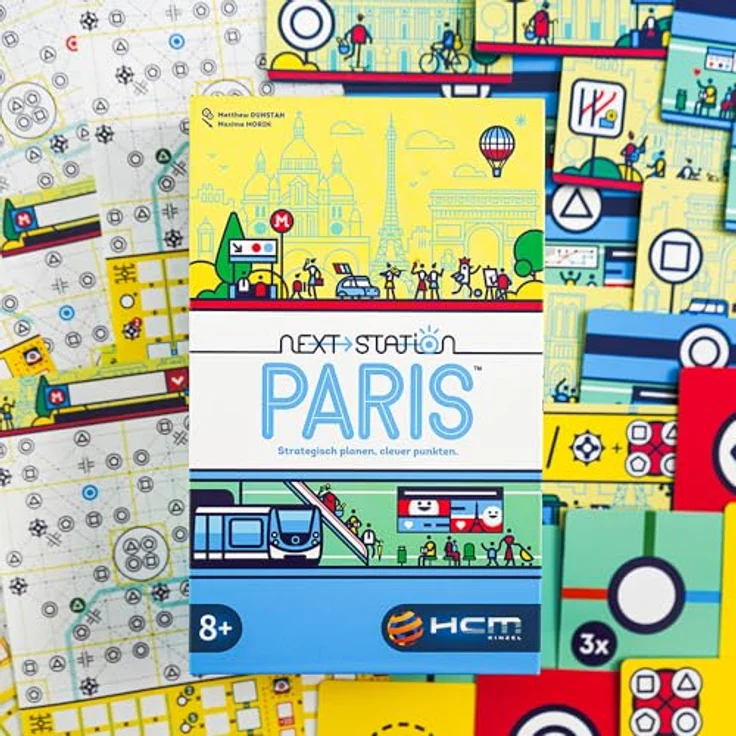 HCM Kinzel Next Station Paris | Flip & Write Kartenspiel - Plane das Pariser U-Bahnnetz strategisch | deutsch | 55223 – Bild 2