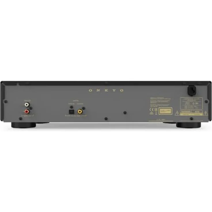 ONKYO C-30 CD-Player mit 32 Bit/768 kHz DAC, Anti-Vibrations-Design, schwarz – Bild 4