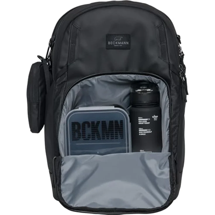 Beckmann Norway Sport Air Schulrucksack, ergonomisch, grün, 30 Liter, wasserabweisendes Material, mit Laptopfach und Regenüberzug – Bild 6
