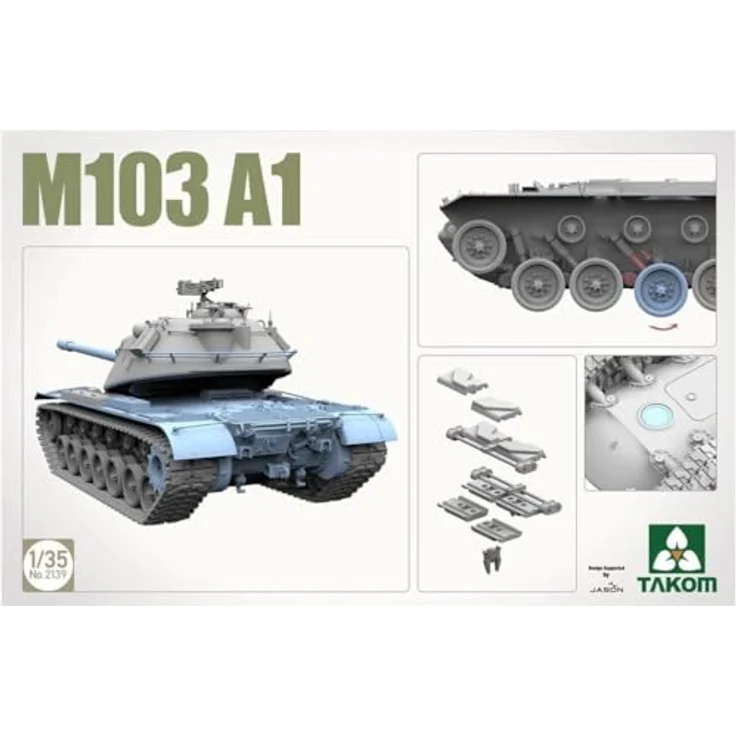 Takom M103 A1, Modellfahrzeug mit detailgetreuer Nachbildung und hochwertigen Materialien – Bild 5