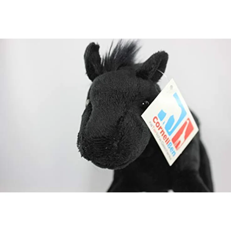 Cornelissen 1017210 Pferd Schwarz Plüsch Stofftier 19cm Waschbar bis 30 Grad – Bild 2