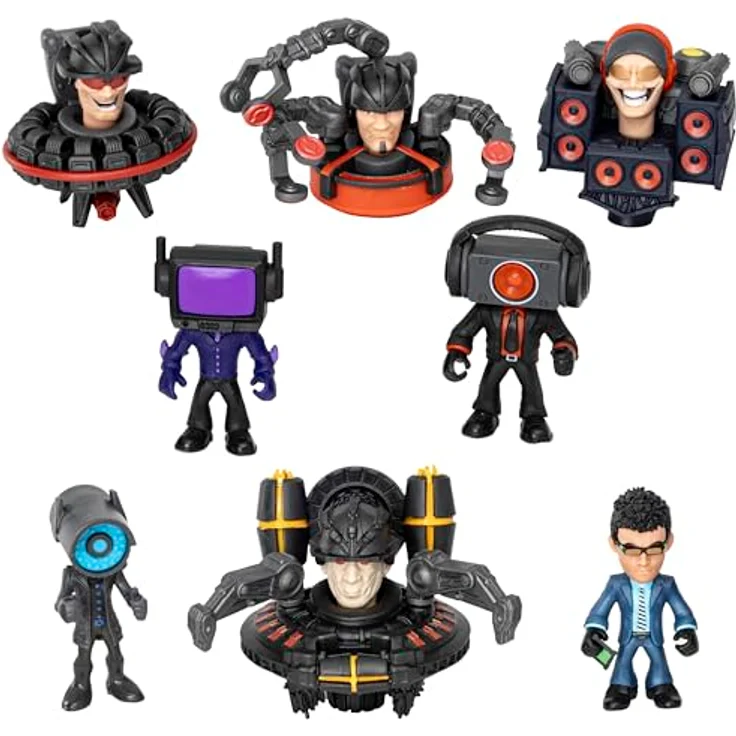 SKIBIDI TOILET SKIBIDI Toilet | 2.5" MINI Figures - Wave 2, Sammelfiguren mit 9 einzigartigen Charakteren aus der Webserie – Bild 1