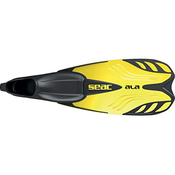 Seac ALA, Flossen mit geschlossenem Fußteil, ideal zum Schnorcheln und Schwimmen, GELB, 46/47 – Bild 4