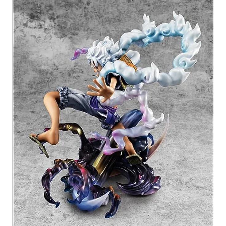 MegaHouse - One Piece WA-Maximum - Gear Five Monkey D. Luffy, Portrait of Pirates Sammelfigur, ca. 22,9 cm hoch, dynamische Modellierung, vorlackiert, offiziell lizenziert – Bild 3